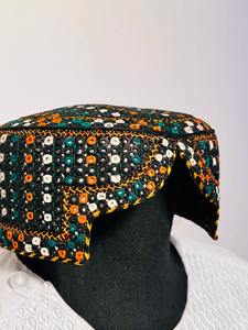 Traditional <b>Mens</b> Afghani Cap Handmade Embroidered Vintage Islamic Formal Lace Headwear <b>for</b> <b>Men</b> Wholesale - Product Image 2