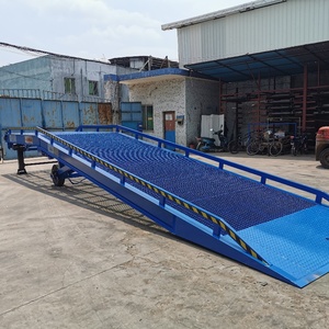 高い支持力亜鉛メッキ折りたたみ式コンテナランプコンテナをアンロードする油圧輸送コンテナランプフォークリフト - Product Image 2