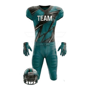 Uniforme de Fútbol Americano al por Mayor de Primera Calidad, Manga Corta, Transpirable y de Secado Rápido, Accesorios Totalmente Personalizables - Product Image 1