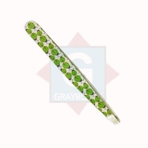 Pinzas para cejas injertadas profesionales de alta calidad, diseño personalizado, pinzas para cejas inclinadas de acero inoxidable, antideslizantes para salones - Product Image 2