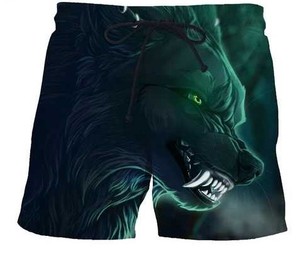 New2026 Wolf Shorts Men <b>Animal</b> Casual Shorts Pants 3D Sublimation Short Fitness Men 100% Customize Design cotton Short <b>For</b> Be - Product Image 4
