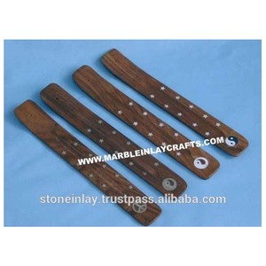 ที่วางธูปไม้ทำมือรูปทรงสี่เหลี่ยมผืนผ้า - Product Image 1