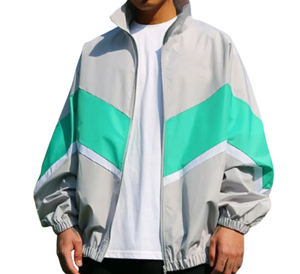 Veste coupe-vent d'hiver pour homme en gros, mode populaire, grande taille, manches longues, techniques de fermeture éclair imperméables en gros - Product Image 2