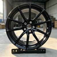 Nouvelles jantes en alliage d'aluminium forgé noir JWYC 18-22 pouces 5x112/5x120, jantes personnalisées avec ET 20 mm/25 mm pour Audi Mercedes
