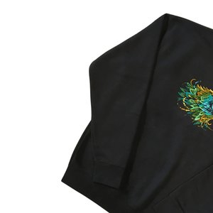 Sweat-shirt à capuche en molleton de coton pour hommes au design personnalisé en gros pour l'hiver Pull en coton noir pour hommes Design tendance - Product Image 4