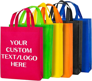 Personalized Custom Tote Bags for Women and Girls Bulk Reusable Grocery Shopping Bags with Your Logo Promotional Items