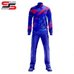 Chándal de poliéster para hombre, venta al por mayor, trajes de dos piezas con logotipo personalizado de alta calidad, chándal de color sólido para hombre - Product Image 1