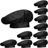 Chapeau de chef français MISEMIYA 10-918, paquets de 10, fabriqué au Sri Lanka