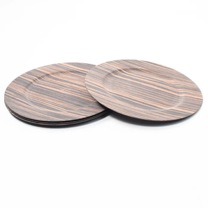 Assiette ronde en bois pour la maison et la cuisine Assiette de service en bois d'acacia Assiette de présentation pour collation Prix de gros - Product Image 1