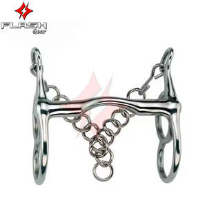 Liverpool 3 Slot Horse Driving Bits Premium Alemán Acero inoxidable Sier Bit Equipo de equitación ecuestre Durable - Product Image 5