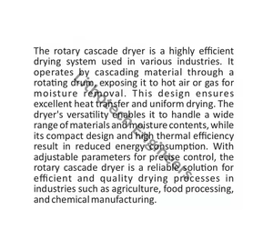 Conception cylindrique simple de tambour de machine rotatoire industrielle résistante de dessiccateur pour le séchage de fruits et légumes - Product Image 4