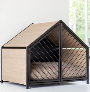 Spacious luxury metal pet house with raised platform and anti slip flooring for medium to large-sized dogs in all weather - Product Image 2