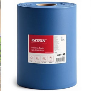Katrin XXL 2 Wiping Cloth 38 cm X 180 m <b>Blue</b> Tissue 2 <b>Rolls</b>/Pack Cleaning Cloths - Product Image 3
