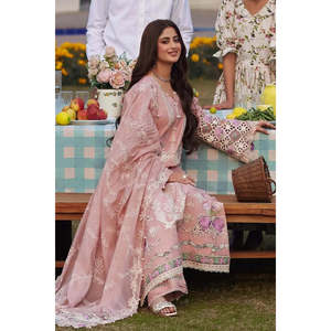 Ensembles de costumes pour femmes de luxe ELAF 2024 Eid Edit LAWN ELE-02A ZOREH TC-1098 - Product Image 3