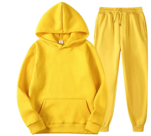 Unisex <b>Boxing</b> Training Solid Pattern 2PCS Track Suit Set Customized High Quality Cotton Fleece Eco-friendly Breathable - Product Image 1
