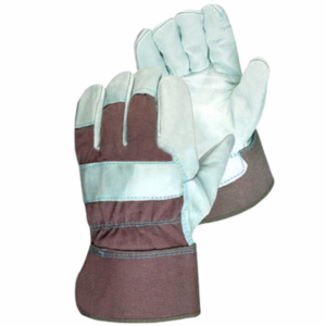 Guantes de seguridad de cuero de grano de vaca de alta calidad Protección de brazo de mano de construcción industrial con resistencia a la abrasión ignífuga - Product Image 5