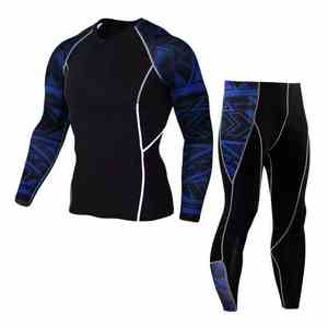 Alta calidad 2 unids/set de secado rápido para hombres Rash Guard Muay Thai Wrestling MMA BJJ ropa deportiva de boxeo traje en caja de alta calidad - Product Image 6