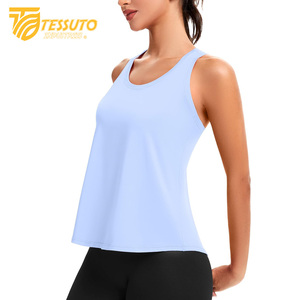 Ropa de entrenamiento para mujer, camiseta sin mangas deportiva de Yoga para gimnasio, camisetas sin mangas con estampado personalizado de alta calidad para mujer, camisetas sin mangas con tirantes gruesos para gimnasio para mujer - Product Image 2