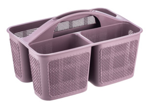 AFOSSA PP Eco-friendly Modern Divided Cleaning Organizer Caddy <b>Handle</b> for Household Supplies Sturdy Multi-Section Storage <b>Basket</b> - Product Image 5