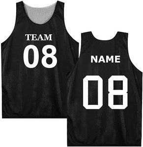 Gilet de basket-ball vintage: maillots à séchage rapide en maille brodée-Design personnalisé en gros - Product Image 6