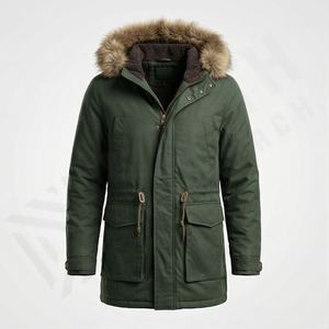 Veste parka pour homme fabriquée par le fabricant, tenue de qualité supérieure à manches longues, vêtements de rue tendance, vêtements thermiques chauds coupe-vent isolés - Product Image 1