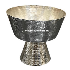 Plateau à chocolat en acier inoxydable plaqué argent à deux niveaux Bol à chocolat en métal écologique le plus vendu en gros - Product Image 6