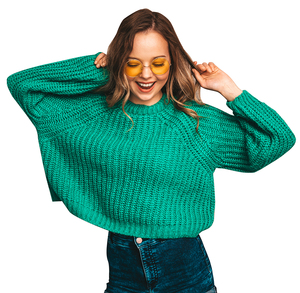 Suéter informal para mujer, Jersey de punto, cultivo de nailon sólido/acrílico, precio al por mayor, instalaciones de producción a granel, Bangladesh - Product Image 2