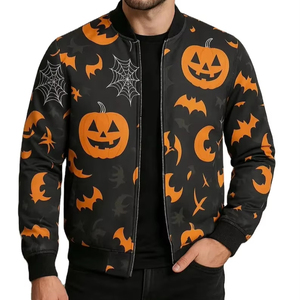 2024 High Quality Custom Logo Bomber <b>Jacket</b> for <b>Men</b> Oem Stylish <b>Slim</b> <b>Fit</b> Cotton Outerwear Clothing Winter XL Size - Product Image 1