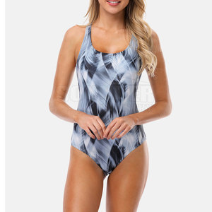 Traje de baño ligero de 1 pieza para mujer de calidad superior para Bikinis y ropa de playa con impresión por sublimación al por mayor - Product Image 3
