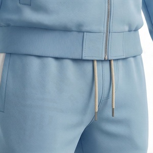 Conjuntos Deportivos Personalizados al por Mayor con Logotipo, Ropa Deportiva de Gimnasio, Chándales de Entrenamiento de Felpa Técnica, Conjuntos de Dos Piezas para Hombre de Talla Grande, Pantalones Deportivos para Caminar - Product Image 5