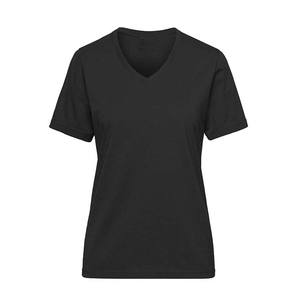 Léger 160 grammes col en V personnalisé femme t-shirt respirant - Product Image 6