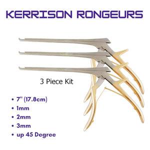 Punzones Kerrison, instrumentos quirúrgicos de acero inoxidable hechos a mano, certificado CE, tamaños personalizados, fuente de alimentación Manual - Product Image 2