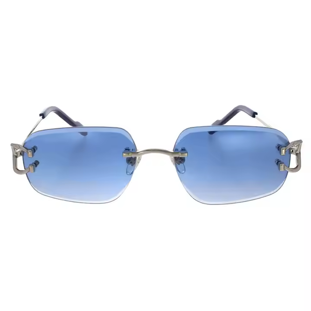 Modern Luxury Diamond Accent Eco-Friendly Lightweight Sunglasses with Extra Large Frames for Trendsetters for Want Stand India
