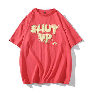 T-shirt unisexe 100% coton délavé à l'acide Satin de haute qualité 220GSM poids lourd anti-rides à manches courtes Logo personnalisé respirant - Product Image 4