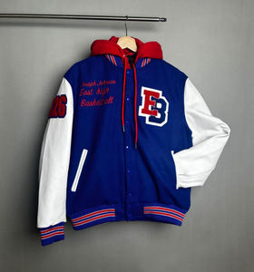 Fabricante de Chaquetas Varsity con Cuerpo de Lana y Mangas de Cuero en Pakistán - Product Image 5