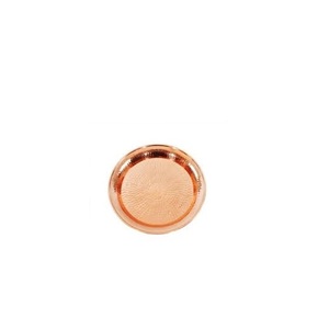 Luxury Round Copper Plating Chocolate Plate Service Tray for Customized Size <b>Cheap</b> Price with Sale Product - Product Image 3