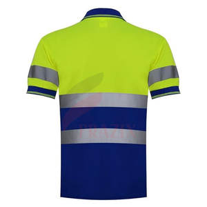 T-shirts polo haute visibilité personnalisés T-shirts polo haute visibilité pour hommes de grande taille T-shirts polo haute visibilité de qualité supérieure pour hommes - Product Image 4