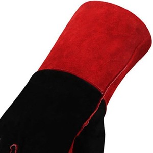 Nouveau 2025 vente en gros hommes gants prix usine chaleur résistant au feu BBQ gant en cuir gants de soudage - Product Image 4