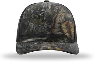 Casquettes de camionneur à 6 panneaux les plus vendues, logo brodé Bottomland, chasse, randonnée, voyages, casquettes de camionneur en maille délavée, casquettes de camouflage en mousse - Product Image 2