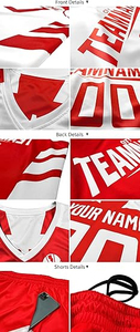 Conjuntos de uniformes de baloncesto ligeros al por mayor sublimación de alta calidad impresa logotipo personalizado diseño transpirable - Product Image 5