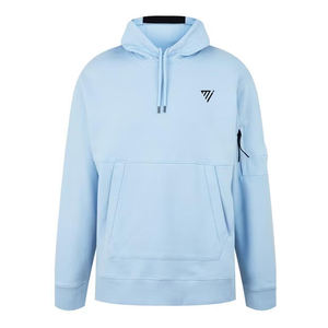 Sweat à capuche en mélange de coton pour un usage confortable Sweat à capuche de sport avec sweat à capuche surdimensionné uni à séchage rapide pour streetwear unisexe - Product Image 1