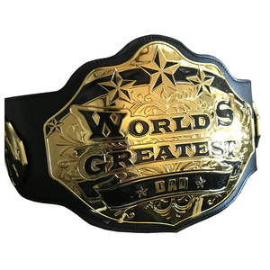 Dad Championship Belt Cinturones indiscutibles Mejor calidad Precio al por mayor Proveedor a granel Cinturón de campeonato personalizable Dads - Product Image 1