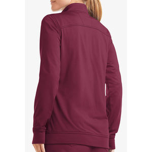 แจ็กเก็ตขัดตัวแขนยาว3กระเป๋าของผู้หญิงน้ำหนักเบามีซิปด้านหน้าอบอุ่น - Product Image 4