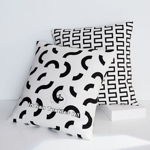 Hot Selling Cushion Cover Modern Decorative Custom Digital Printed Cotton Geometric Designer <b>Throw</b> <b>Pillow</b> Covers Bulk Purchase - Product Image 3