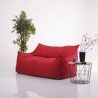 Canapé inclinable moderne de luxe pas cher pour salon, pouf gonflable, fauteuil beanbag avec repose-pieds, ensemble canapé-lit pour villa