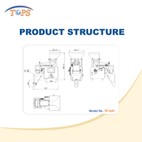 Peseuse multi-têtes entièrement automatique de précision pour sachets de poudres alimentaires et chimiques, machine d'emballage sous film et feuille avec moteur
