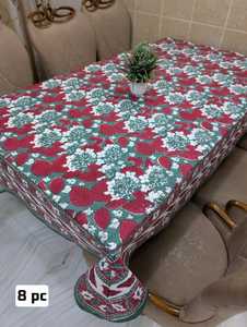 Nappe héritage 100% coton imprimé floral fait à la main bloc imprimé traditionnel Rectangle Artisan Design couverture - Product Image 2