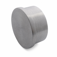 ALLWIN 5093 304 316 Embout plat en acier inoxydable pour tube rond, fixation supérieure pour main courante et balustrade
