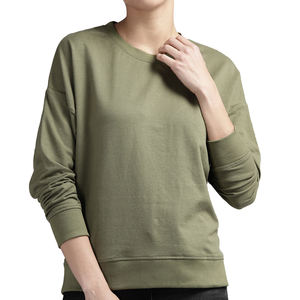 Sudadera de Cuello Redondo para Mujer, Talla Grande, Tejido de Forro Polar, Ecológica, Colores y Logotipo Personalizables, Corte Holgado - Product Image 4