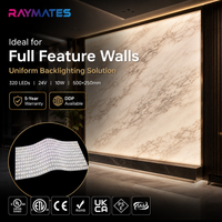 Panneau LED de haute qualité UL ETL, SMD 2835, 320 LED, feuille LED rétroéclairée IP20, une LED par découpe, feuille LED flexible pour marbre, cuisine